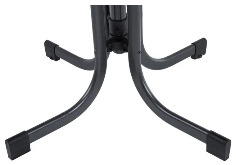 Kovový okrúhly záhradný jedálenský stôl ø 70 cm Pizarra – Dajar