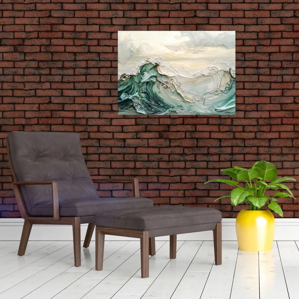 Obraz - 3D abstrakcie mora (70x50 cm)