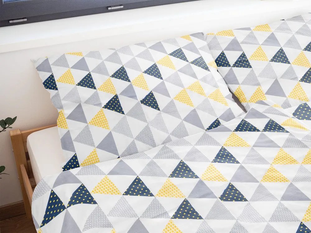 Polášek Bavlnené obliečky LENKA - Šedá | 140 x 200 cm / 70 x 90 cm