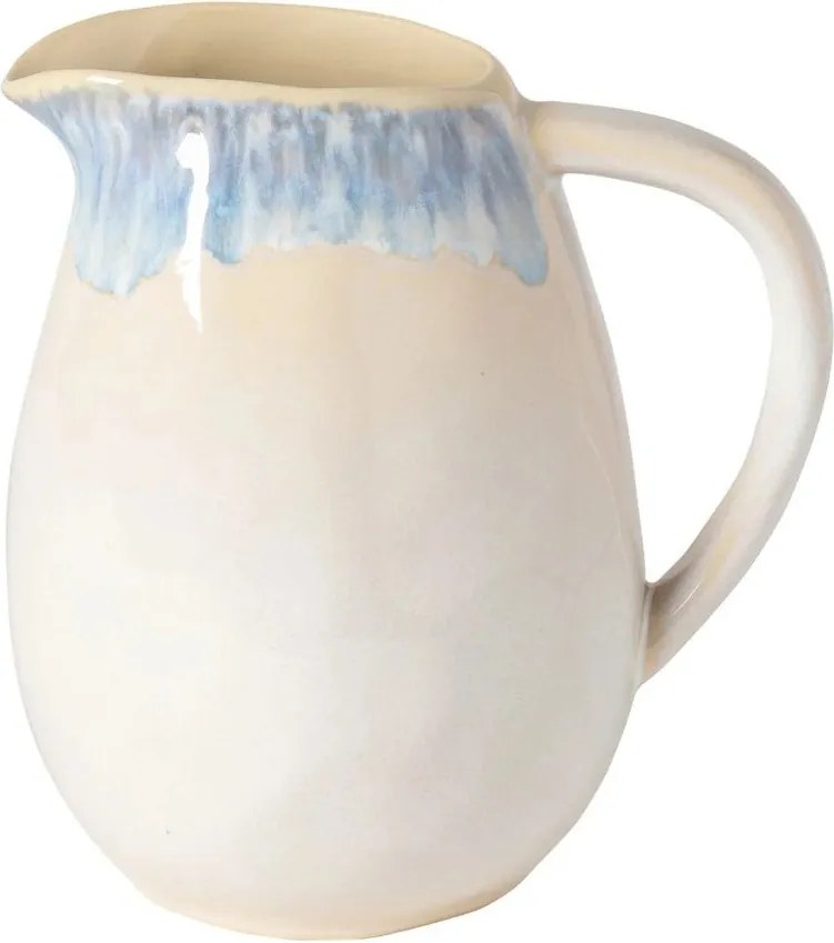 Bielo-modrý kameninový džbán Costa Nova Brisa, 1,8 l