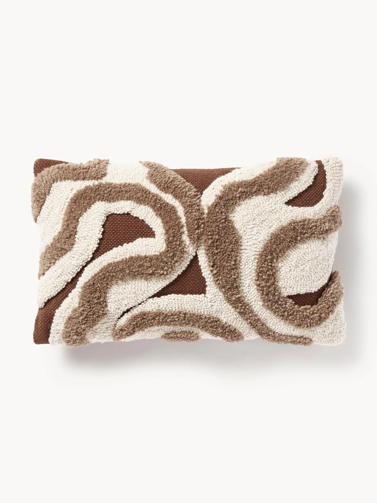 Ručne tuftovaný poťah na vankúš Jiri