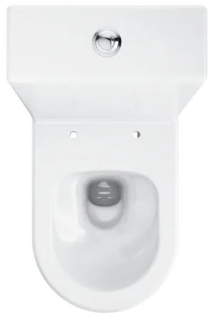 Ravak X01870 - kombinované bezokrajové WC (Rimless) s WC sedátkom SoftClose OPTIMA, keramika/biela