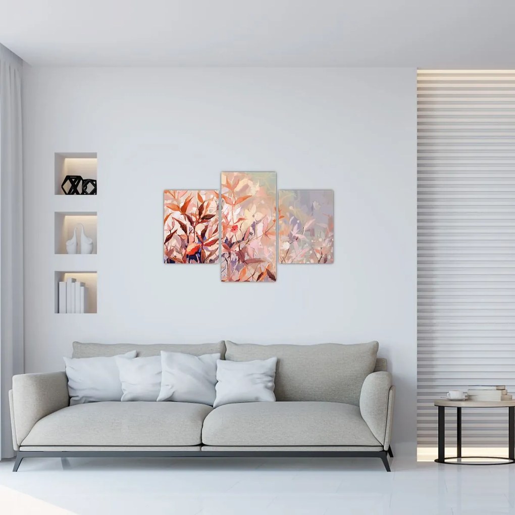 Obraz - Maľba pastelová jeseň (90x60 cm)