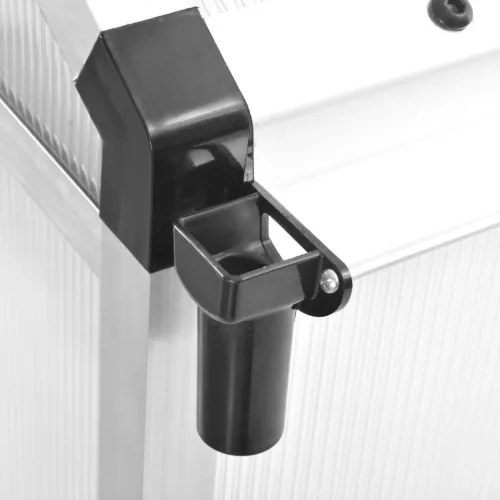 vidaXL Skleník, hliník 421x190x195 cm, 15,6 m³-