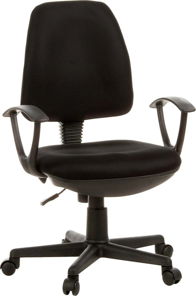 XXXLutz OTOČNÁ STOLIČKA, sieťovina, čierna MID.YOU - Online Only kancelárie - 001918004301