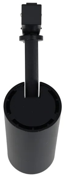 LED Bodové svietidlo do lištového systému MAGNETIC TRACK LED/10W/48V 3000K čierna