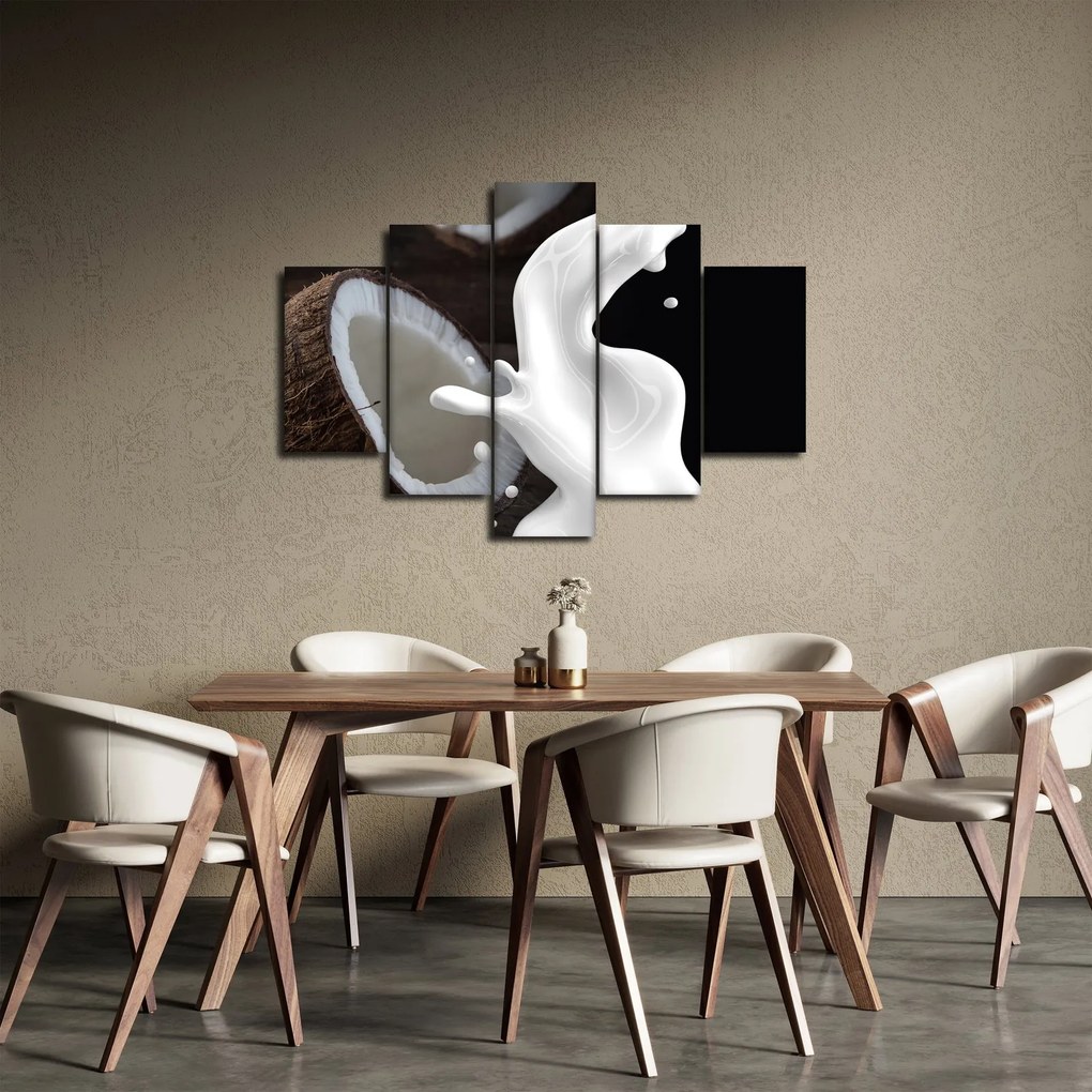 Obraz - kokosové mlieko (150x105 cm)