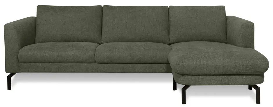 Tmavozelená rohová pohovka (pravý roh) Gomero – Scandic