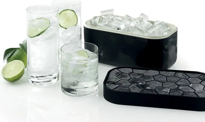 Chladiaci box a forma na ľad Ice Box krémový