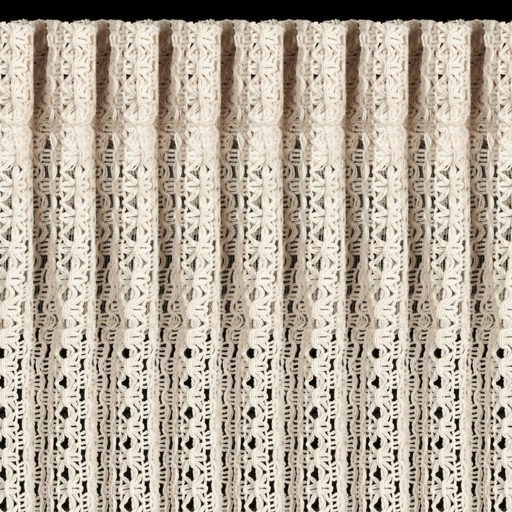 ZÁCLONA NA PÁSKE PATRICIA 140X270 CM PRÍRODNÁ