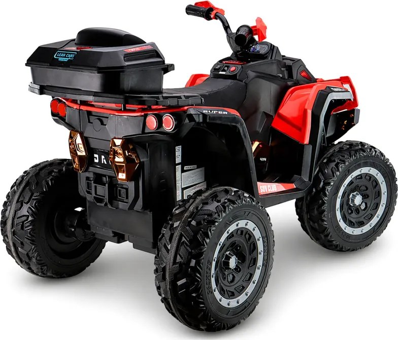 LEAN CARS Štvorkolka na akumulátor XW-08 4x4 45 W červená