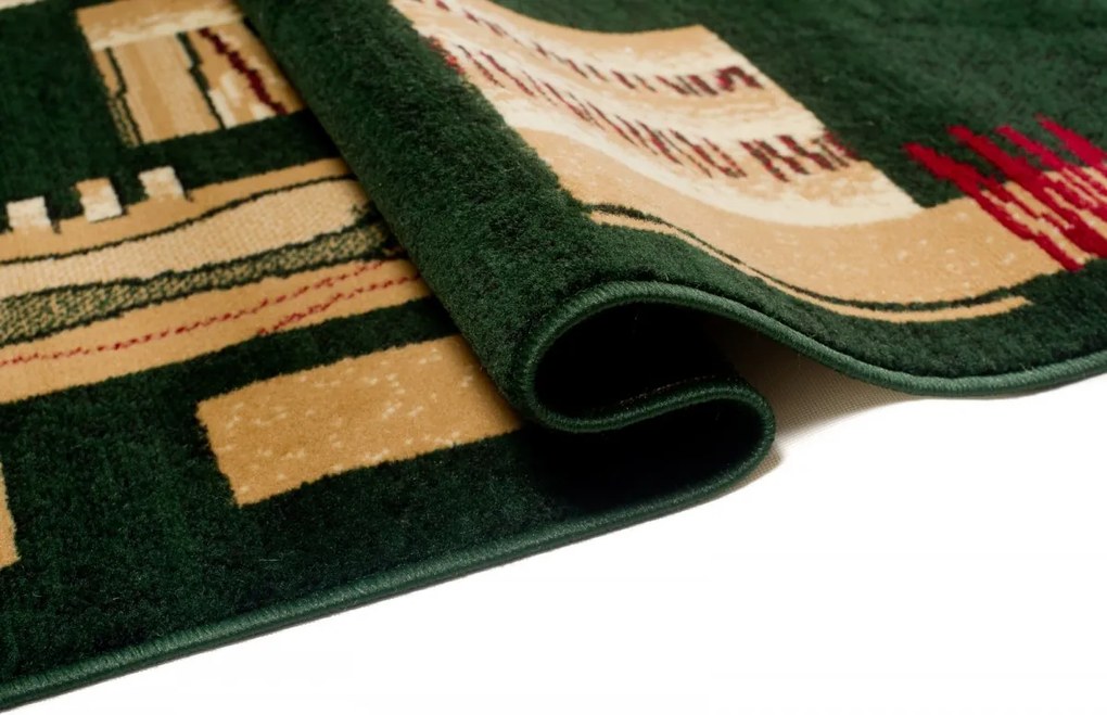 TA Koberec 5067D ZELENÝ ATLAS PP Rozmer: 120x170 cm