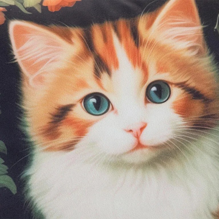 Sada 2 ks obliečok na vankúšiky MAČIATKA 40 x 40 cm