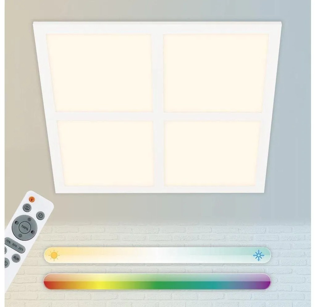 Briloner 7387-016 - LED RGBW Stmievateľné stropné svietidlo LED/24W/230V + DO