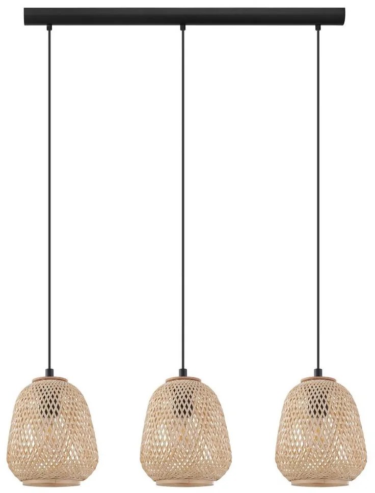 Eglo 43262 - Luster na lanku DEMBLEBY 3xE27/40W/230V