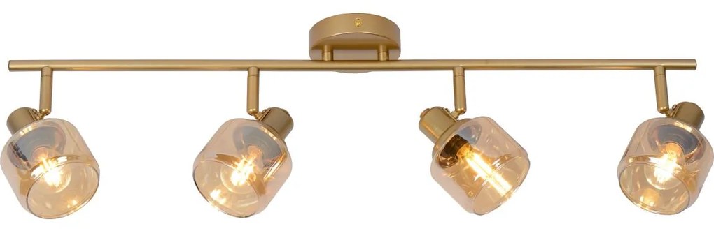 Lucide 77979/04/02 - Bodové svietidlo BJORN 4xE14/40W/230V zlatá