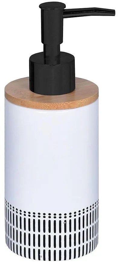 Etno dávkovač mydla biely 8190