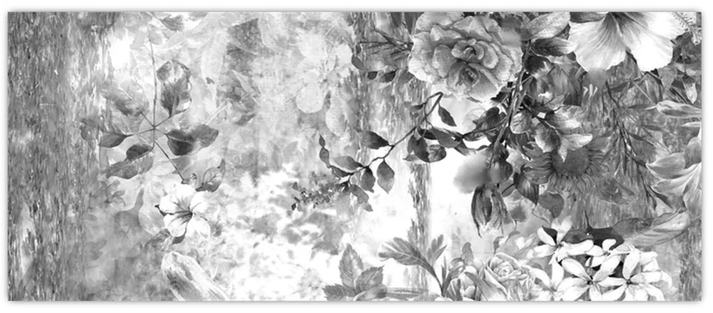 Obraz - Romantická záhrada (120x50 cm)