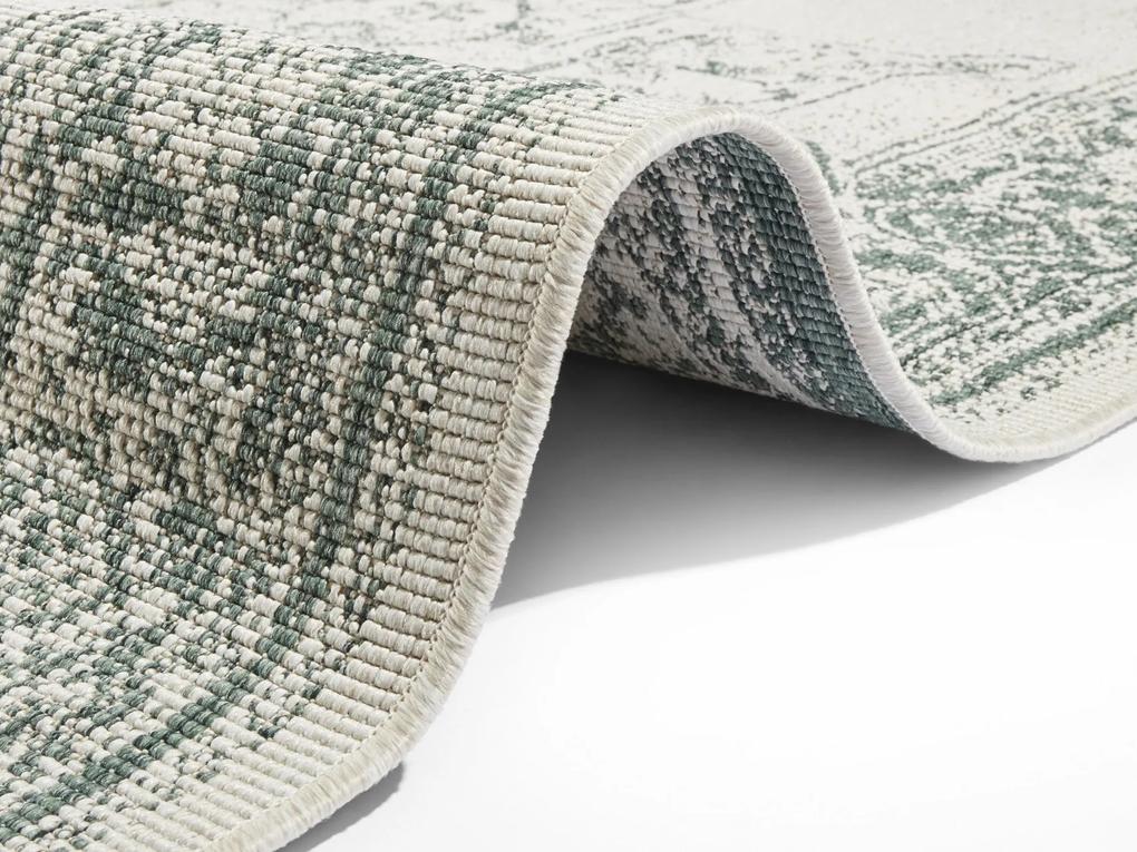 NORTHRUGS - Hanse Home koberce Kusový koberec Twin Supreme 104139 Green / Cream – na von aj na doma - 120x170 cm