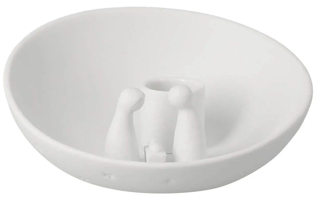 räder Porcelánový svietnik Crib Ø 12,5 cm