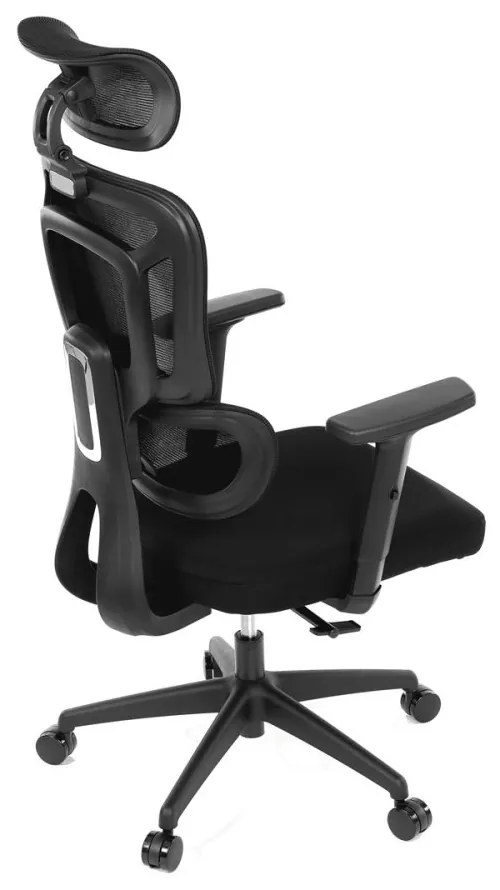 Kancelárska ergonomická stolička MARIA — látka, čierna