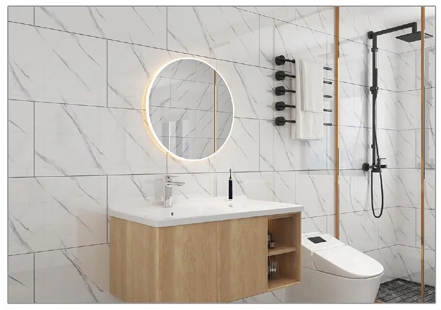 Samolepiace panely na stenu v súprave 6 ks 60x30 cm Statuario Venato – SP TREND