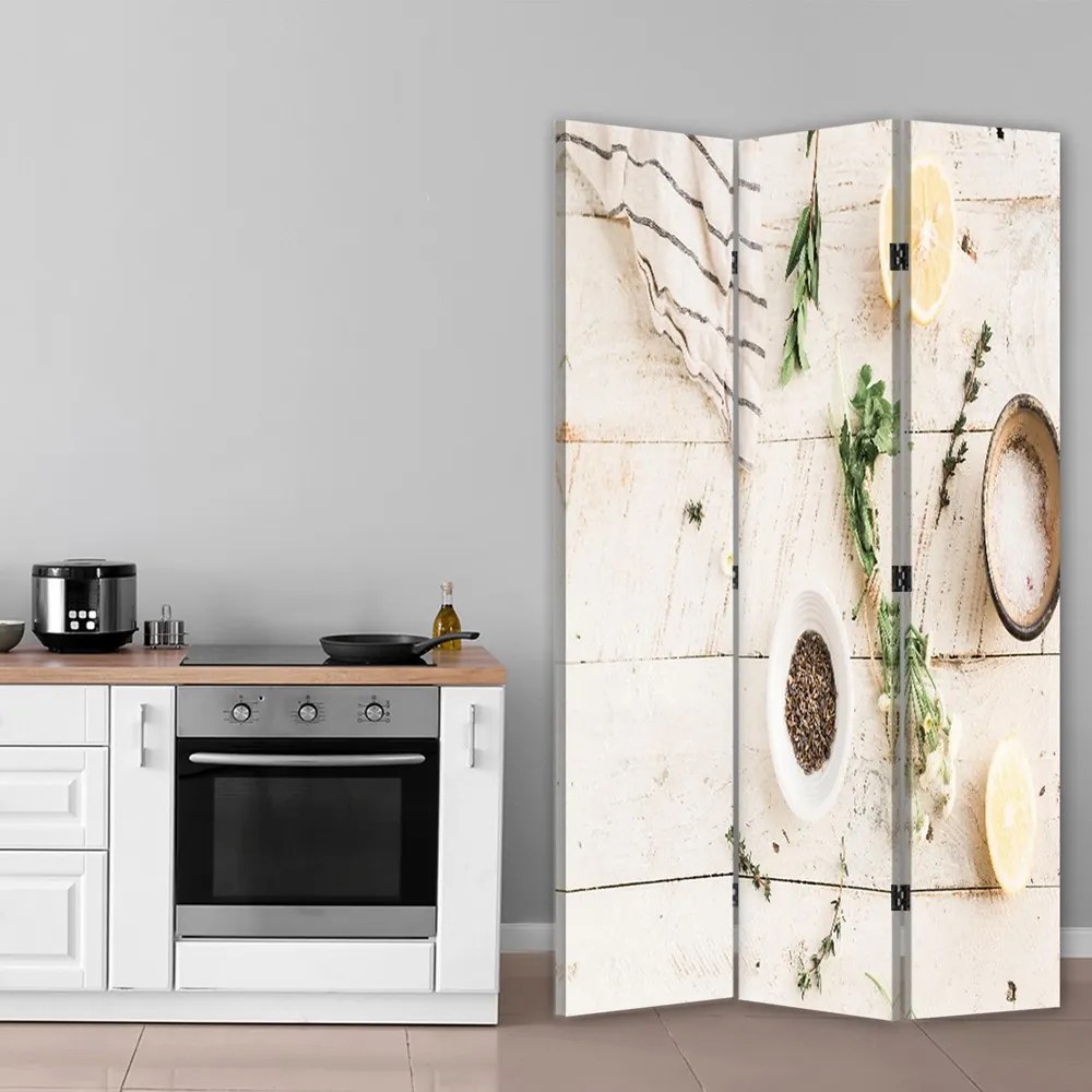 Gario Paraván Bylinky a soľ Rozmery: 145 x 170 cm, Prevedenie: Klasický paraván