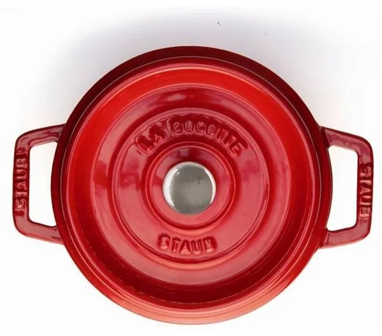 Staub Hrniec STAUB okrúhly 22 cm červený 2,6 l