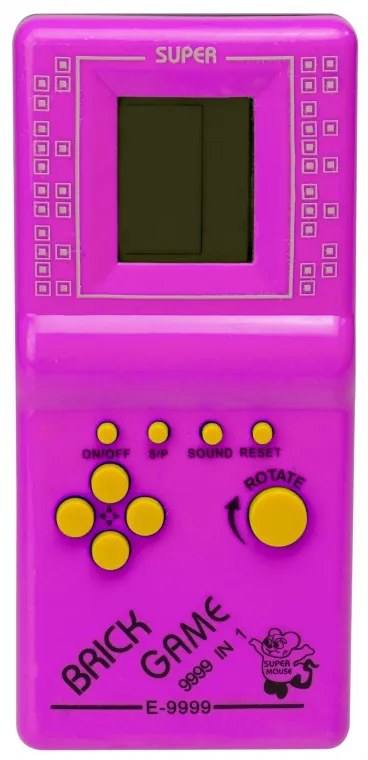 483965 DR Elektronická hra Tetris Ružová