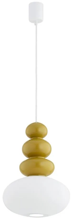 Argon 8821 - Luster na lanku DIEGO 1xGU10/5W/230V biela/hnedá