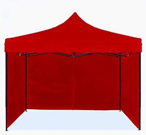 Ekspand Nožnicový stan ŠTANDARD 2x2 m ČERVENÝ