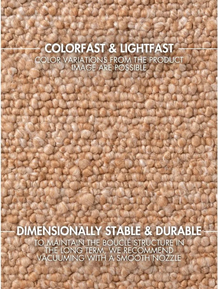 Béžový ručne tkaný koberec z materiálu buklé 120x170 cm Notting Hill Portobello – Ted Baker