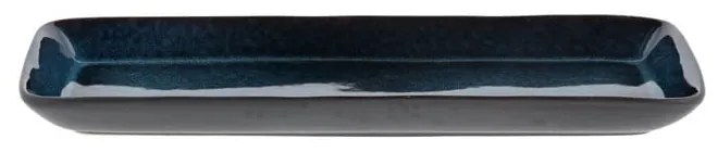 Servírovacia keramická tácka 14x38 cm Gastro Dark Blue/Black – Bitz