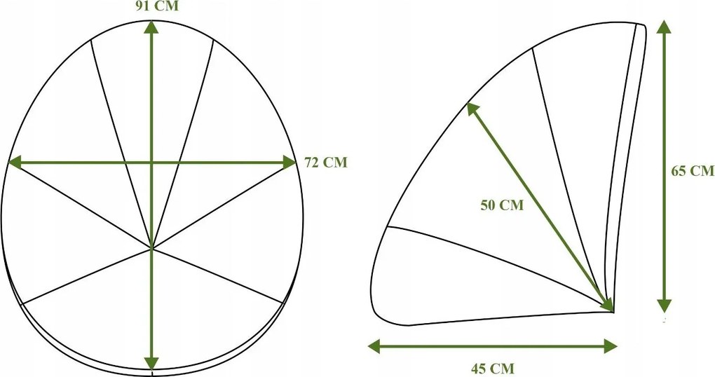 Vodeodolný podsedák do záhradného kresla ACAPULCO 91x72 cm - grafitový