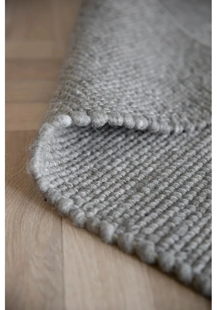 Sivý vlnený koberec 290x200 cm Auckland - Rowico
