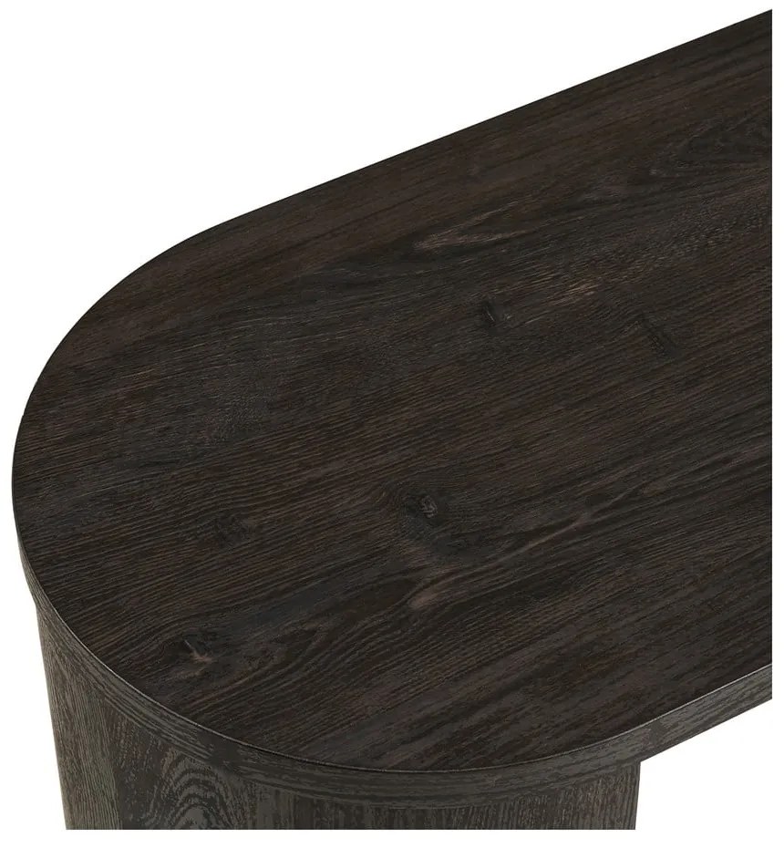 Tmavohnedý konzolový stolík v dekore duba 38x114 cm Bibione – House Nordic