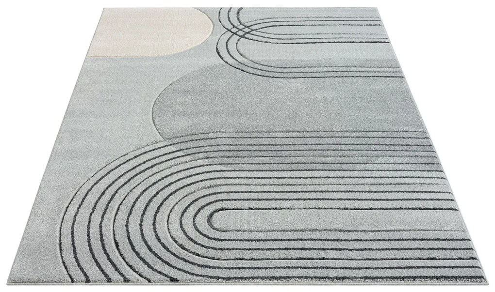 Dekorstudio Moderný koberec BONITO 7157 sivý Rozmer koberca: 160x230cm
