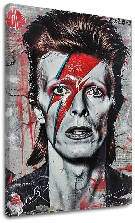 Obraz Davida Bowieho - Ikona hudby a štýlu 60x90 cm