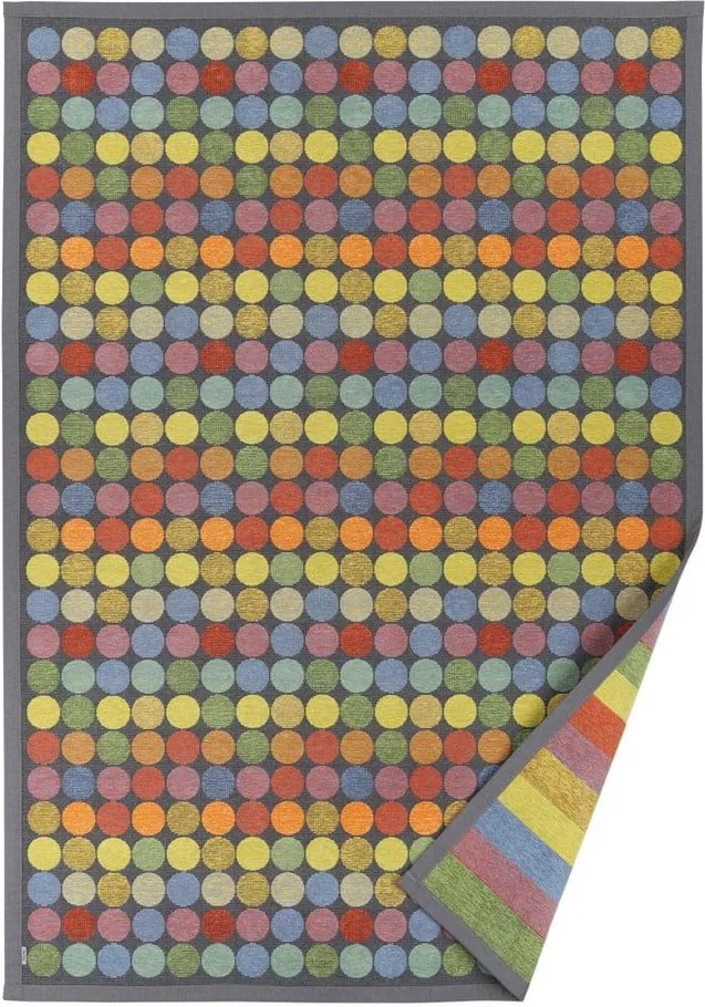 Farebný vzorovaný obojstranný koberec Narma Pallika, 70 × 140 cm