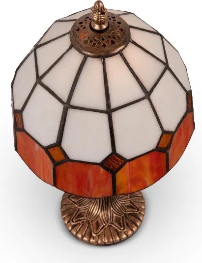 Brilagi - Tiffany vitrážová stolná lampa SIENNA 1xE27/60W/230V