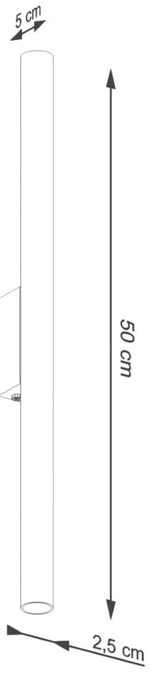 Zelené nástenné svietidlo Fideus – Sollux