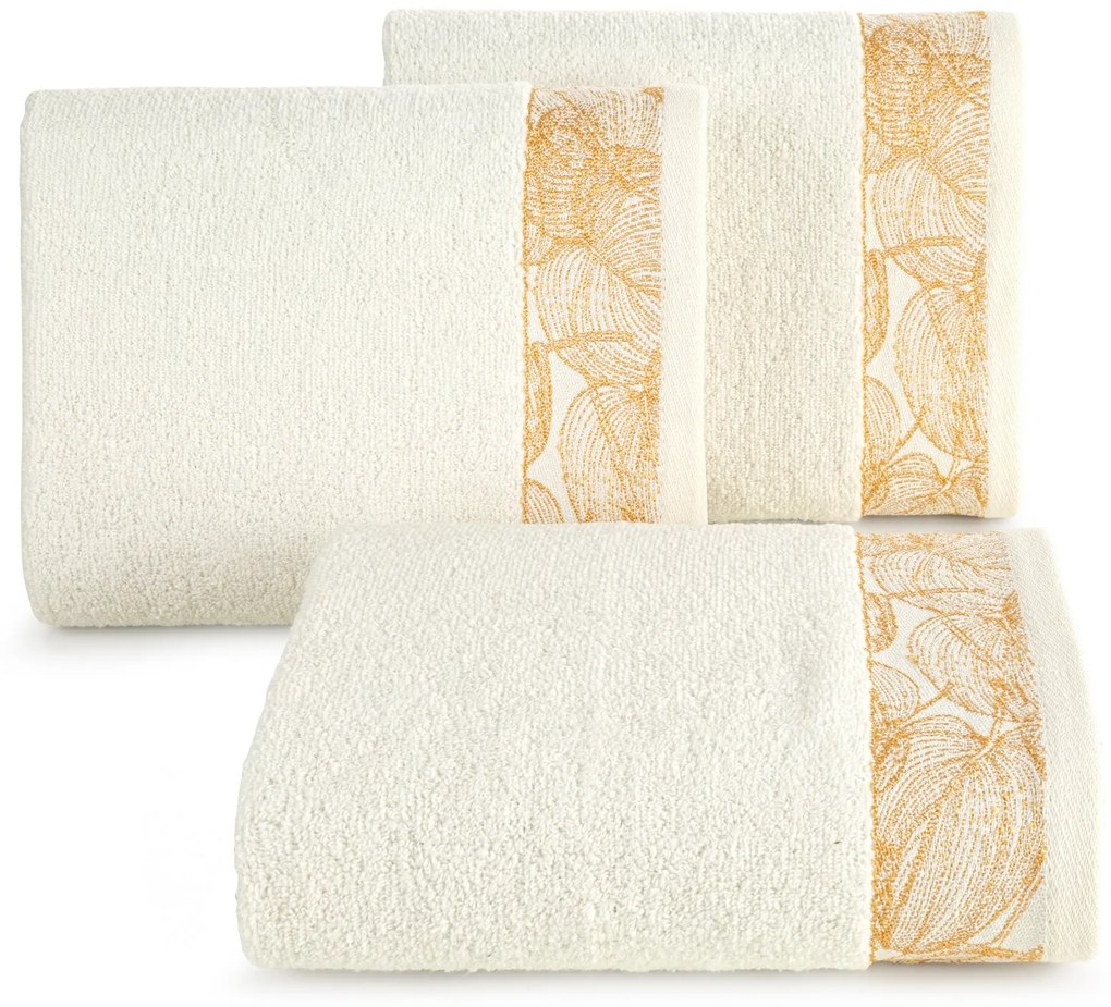 BAVLNENÝ UTERÁK AGIS 70X140 CM KRÉMOVÝ