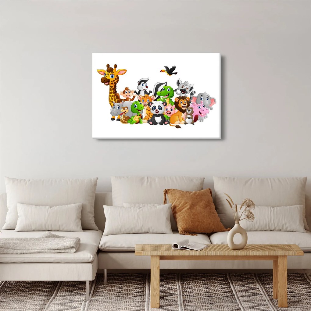 Obraz zvieratiek (90x60 cm)