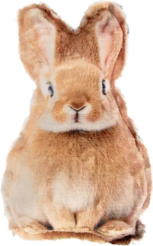 Dekoračný plyšový vankúšik v tvare zajačika - 13*5*22 cm