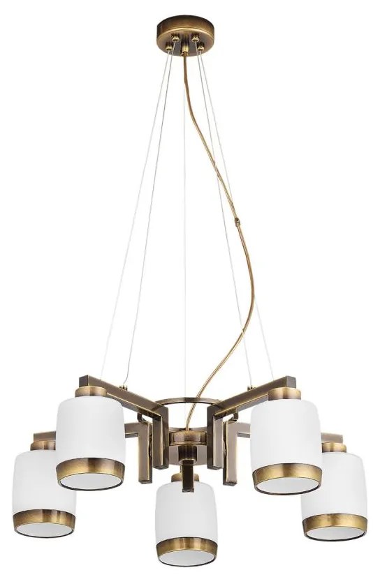 Jupiter 1062 - LN5 - Závesný luster LINEA 5xE27/60W/230V