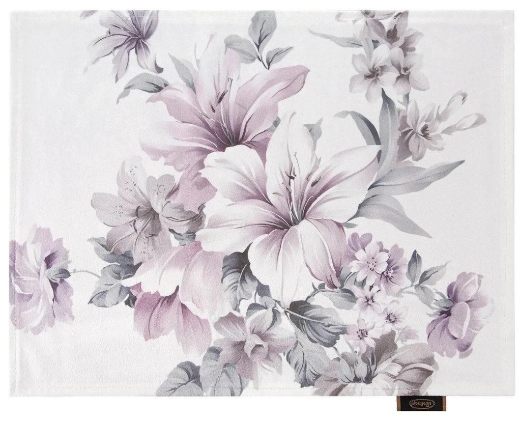 SADA 4 KS PRESTIERANIE NA STÔL VELVET5 30X40 CM KVETY