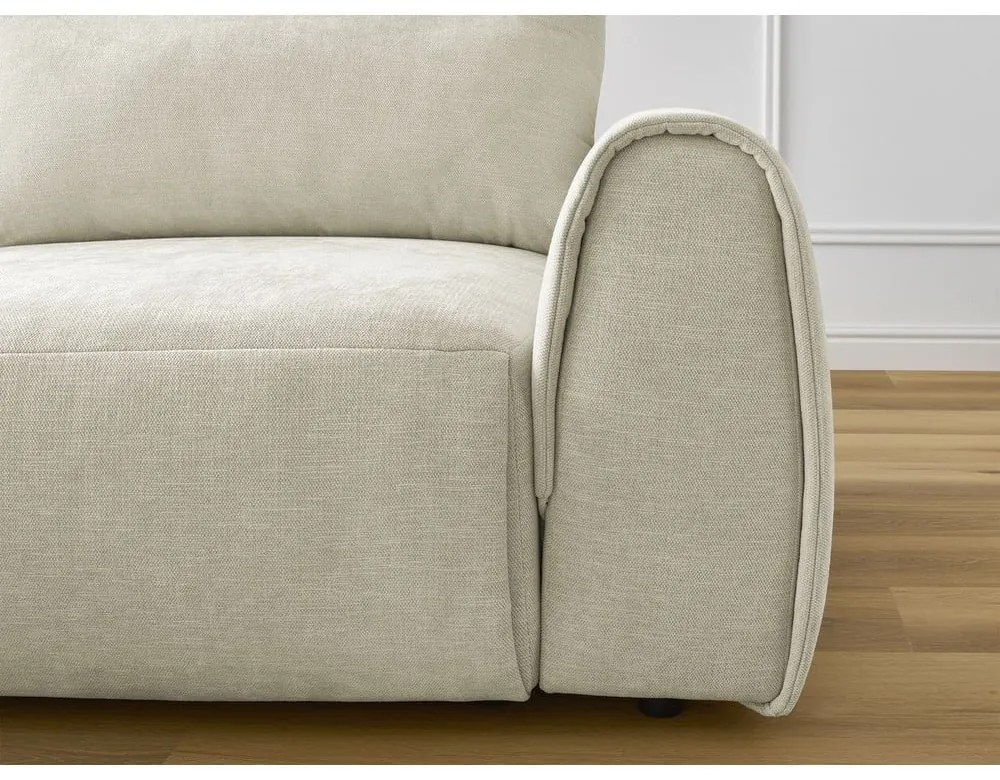 Béžová rohová pohovka Aden – Bobochic Paris