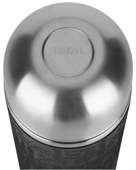Tefal - Termoska s hrnčekom 0,5 l SENATOR nerez/čierna