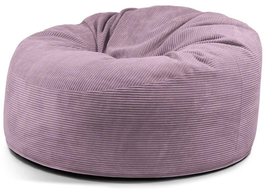 Fialový menčestrový sedací vak Om 135 – SLOWDOWN