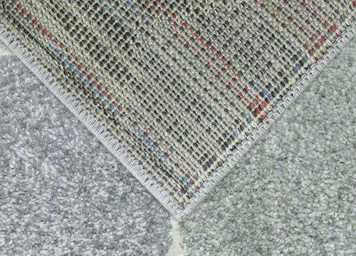 Koberce Breno Kusový koberec PORTLAND 172/RT4G, zelená, viacfarebná,67 x 120 cm